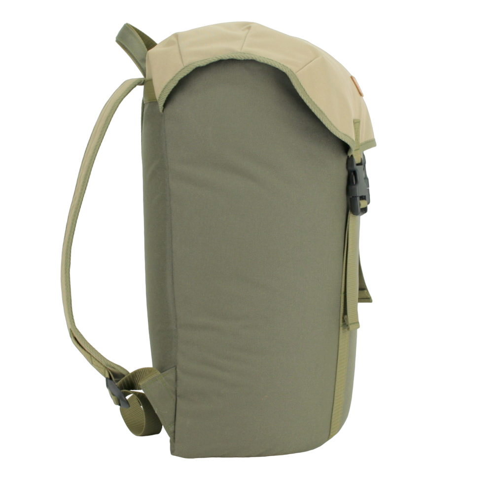 Cafe Backpack - Khaki & Beige