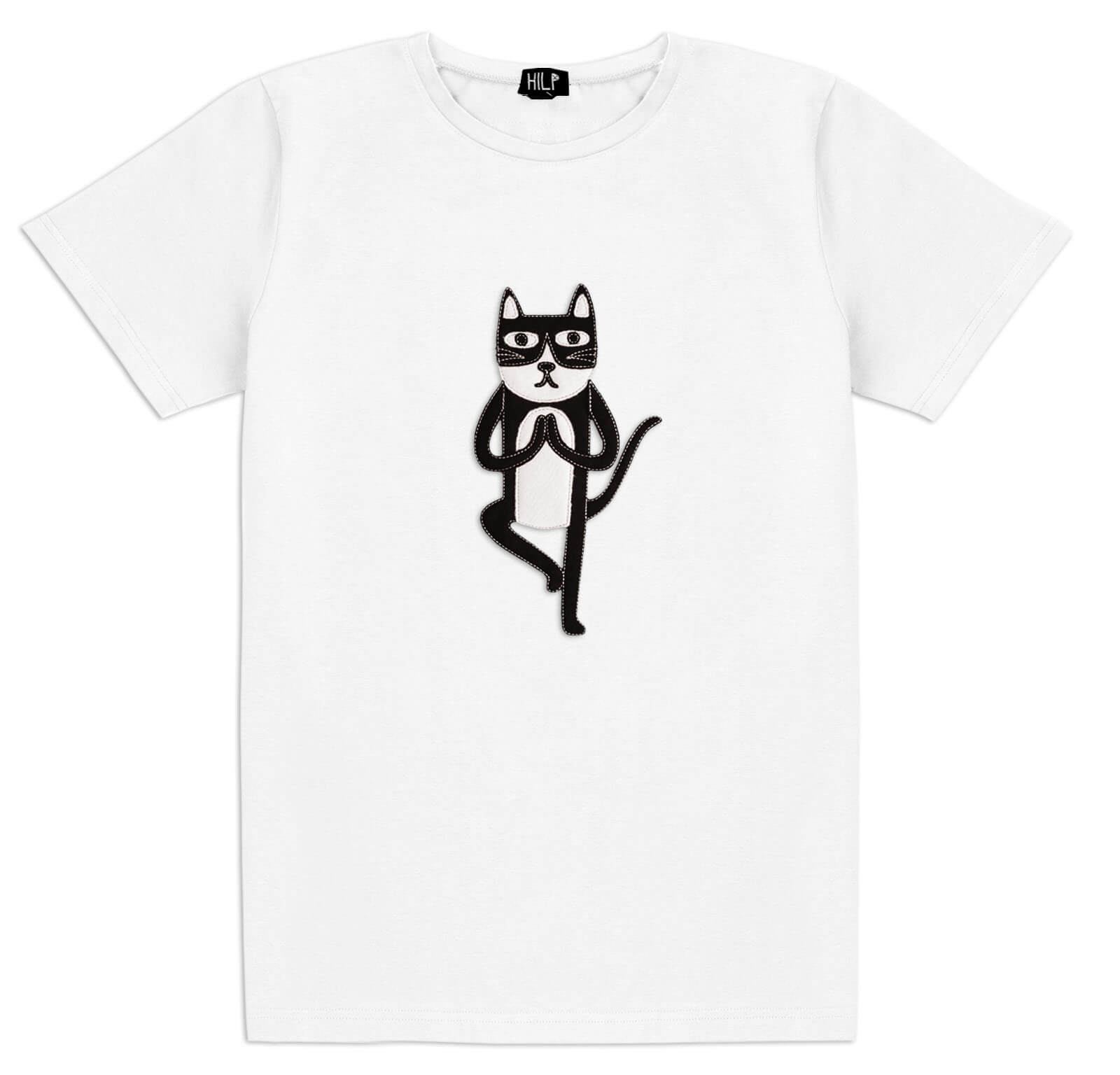 Men’s Yoga Cat T-Shirt T-Shirt